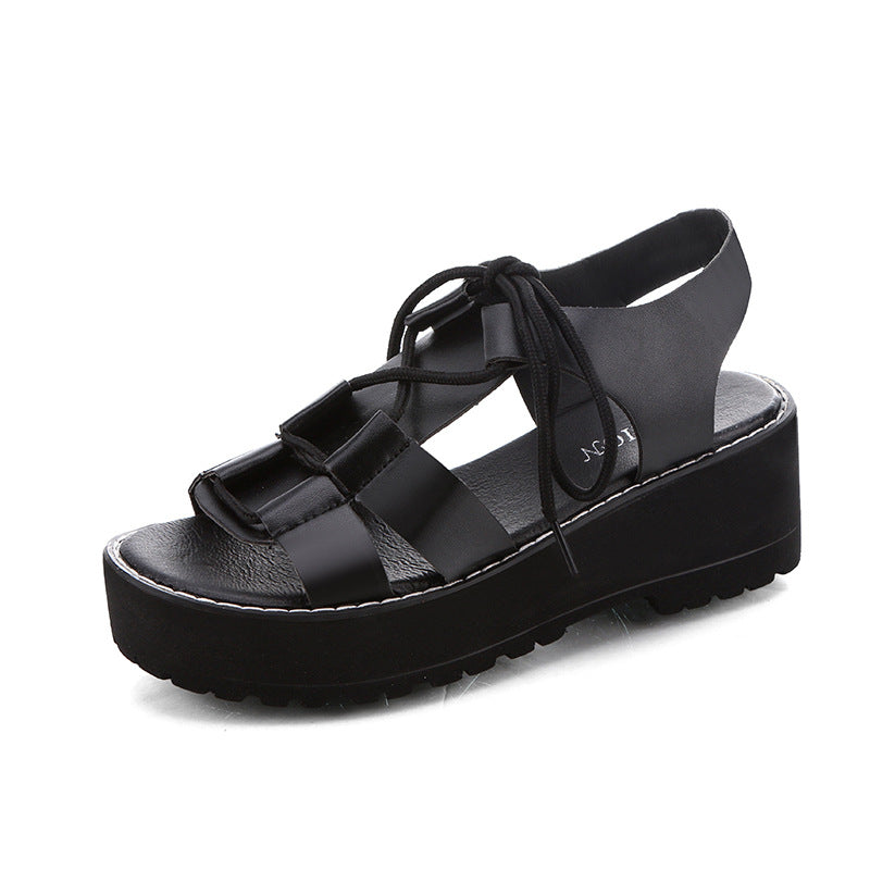 Women's shoes wild casual fish mouth student sandals women