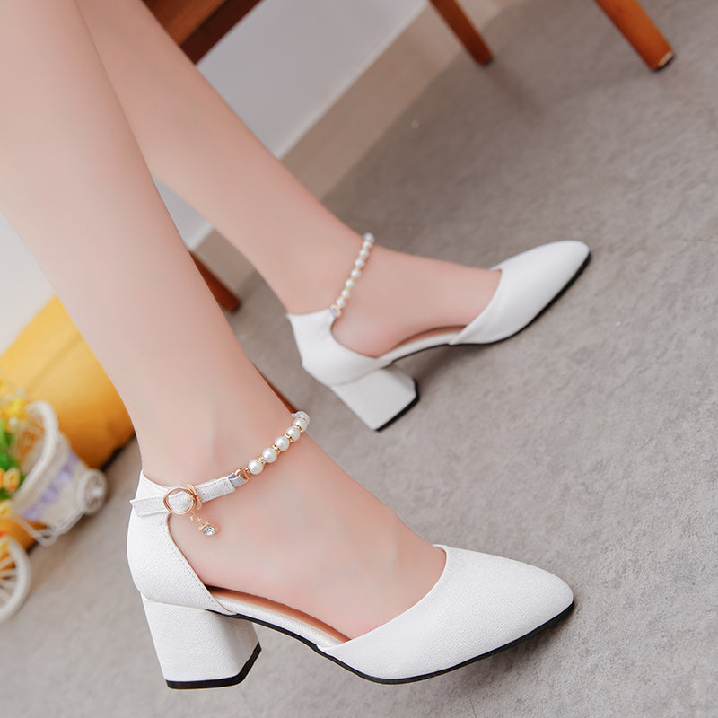 Women's Thick Heel Sandals Summer High Heels
