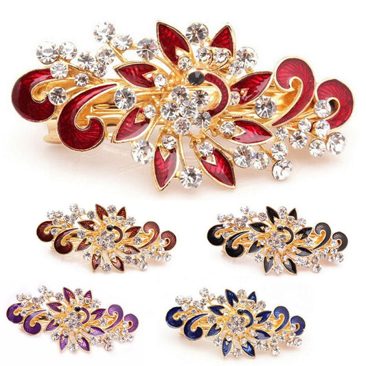 Multi layer water drill horizontal headdress paint hairpin