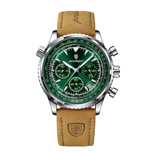Automatic Mechanical Multi-function High-end Trendy Waterproof Watch Mens And Student Quartz Wristwatch