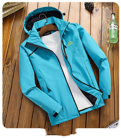 Outdoor Sports Mountaineering Clothing Loose Large Size Single Layer Jacket