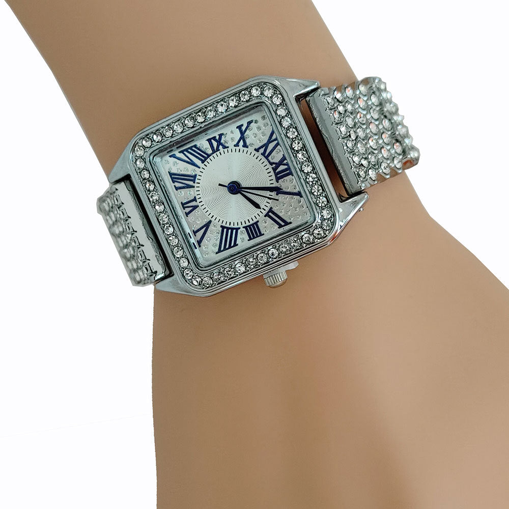 Armbåndssæt Firkantet Fuld Himmelstjerne Fuld Diamant Dameur