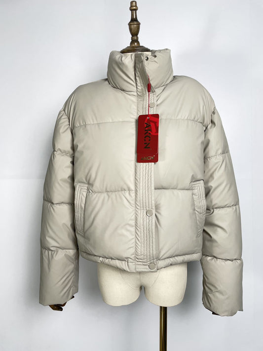 Loose Thick Windproof Stand Collar Coat