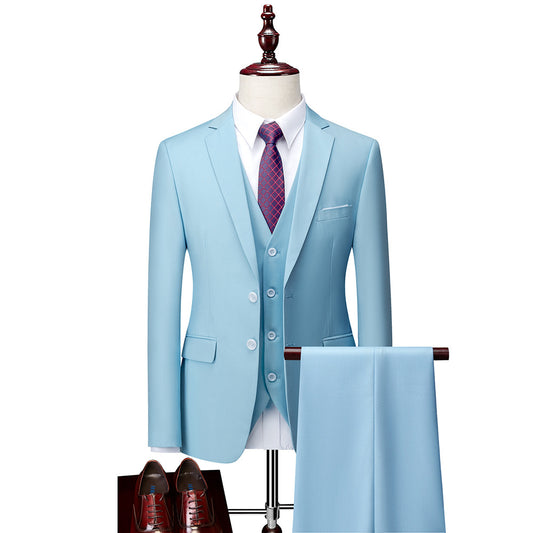 Suit Men's Bridegroom Business Casual Suit Vest
