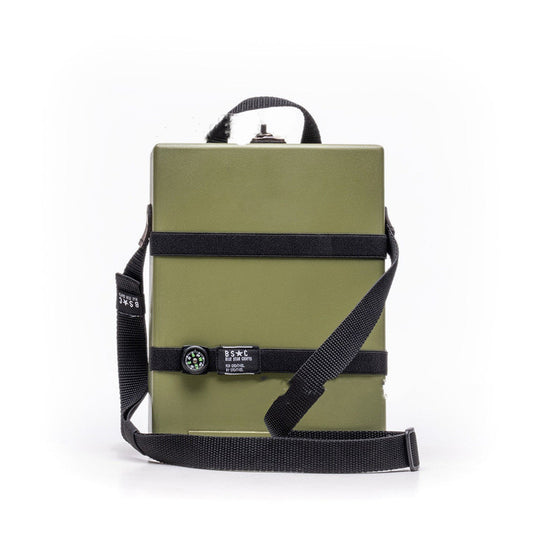 Writer Messenger Creative Wooden Box Satchel