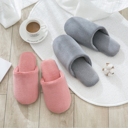 Men's Cute Couple's Non-slip Soft Bottom Fur Slippers