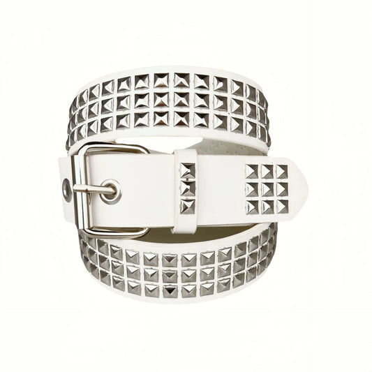 Women's Square Bead Rivet Belt Waist Belt