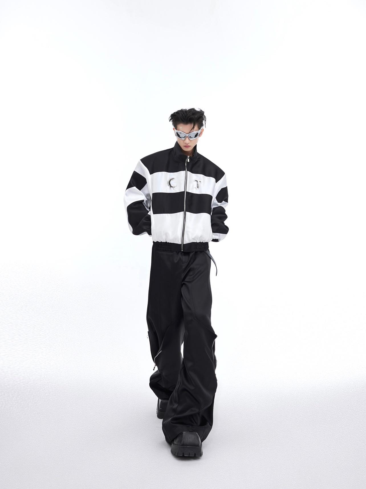 Men's Retro Metal Embellished Jacket