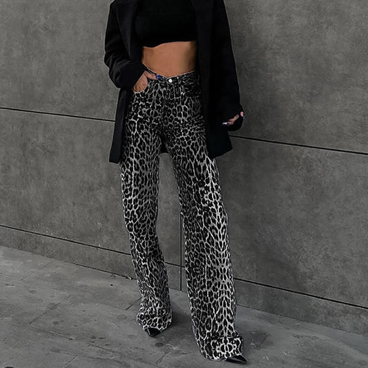 Slimming High Waist Straight Casual Pants