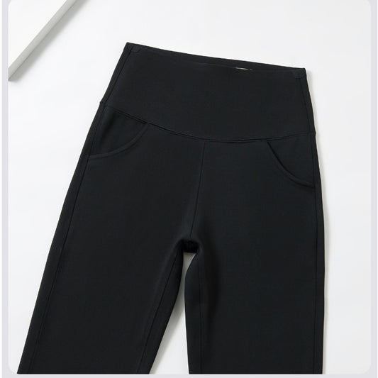 Autumn And Winter Fleece-lined Thickened Shark Pants