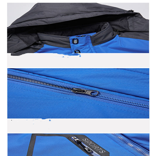 New Winter Outdoor Stormsuit Men's Detachable Waterproof