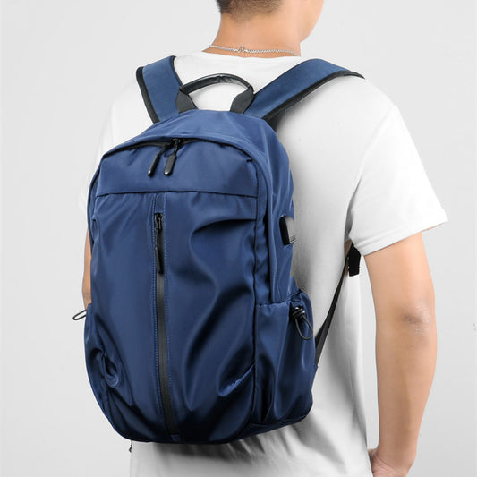 Casual Backpack Men's Street Simple Fashion Computer Bag