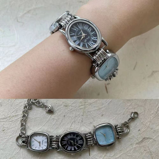 Niche Watches Clocks Bracelets Punk Vintage Retro Style