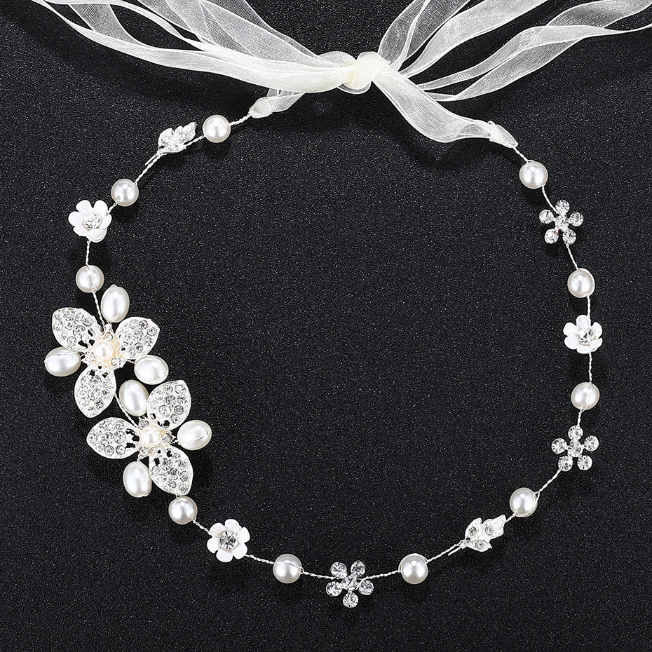 Creative handmade pearl headband