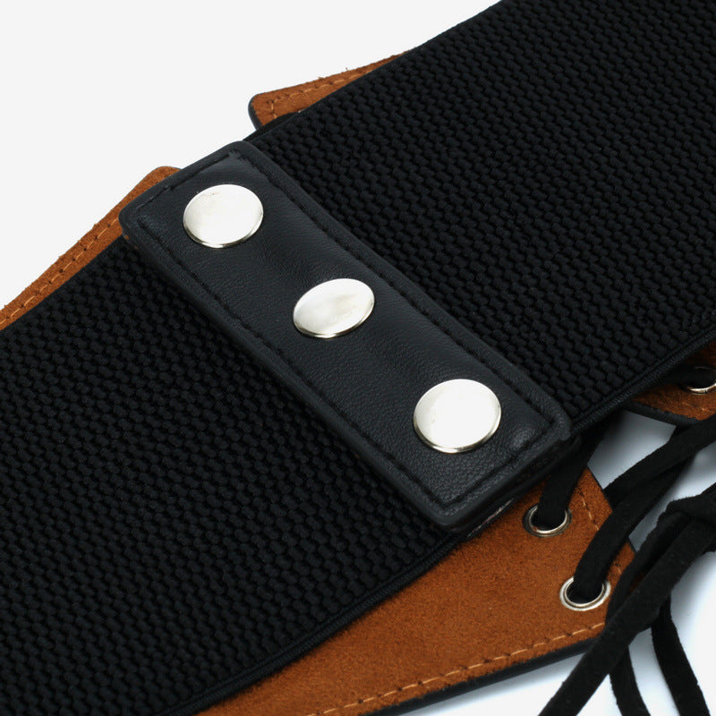 Lace-up tie belt Girdle