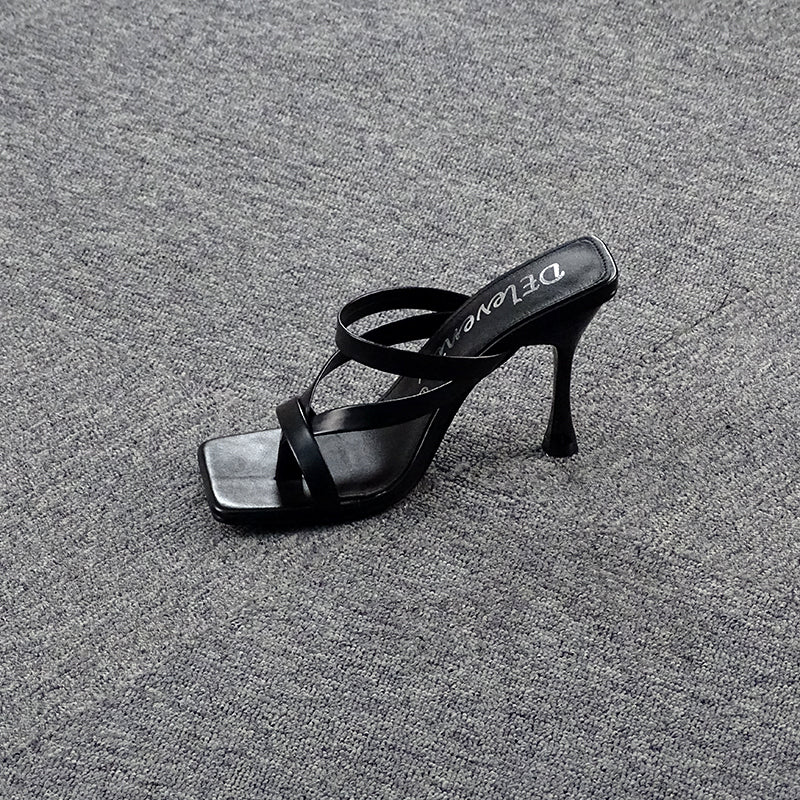 Women's high heel sandals and slippers