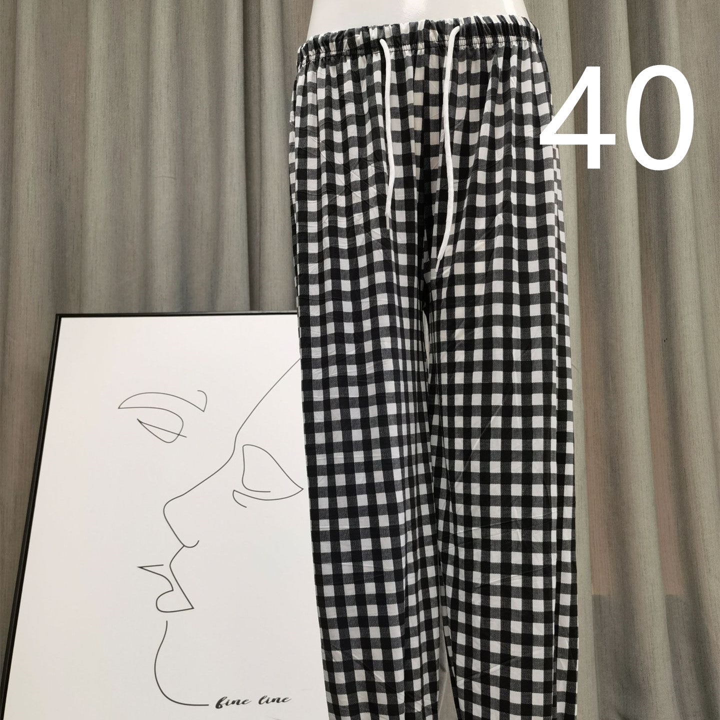 Women's Loose Drawstring High Waist Lantern Slacks