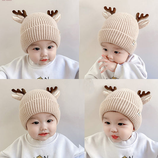 Baby Winter Thicken Thermal Woolen Cap Baby Hat