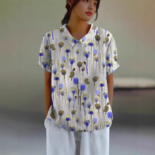 Summer Monsoon Short Sleeve Printing