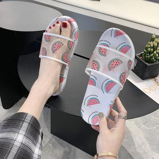 Women's sandals indoor antiskid PVC slippers