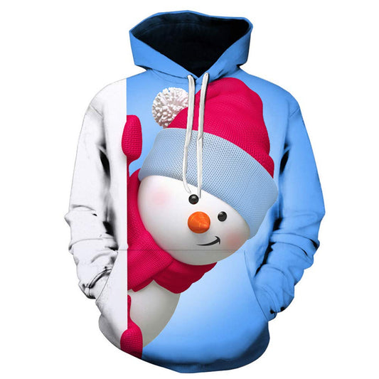 Long Sleeve Christmas Snowman Sweatshirt