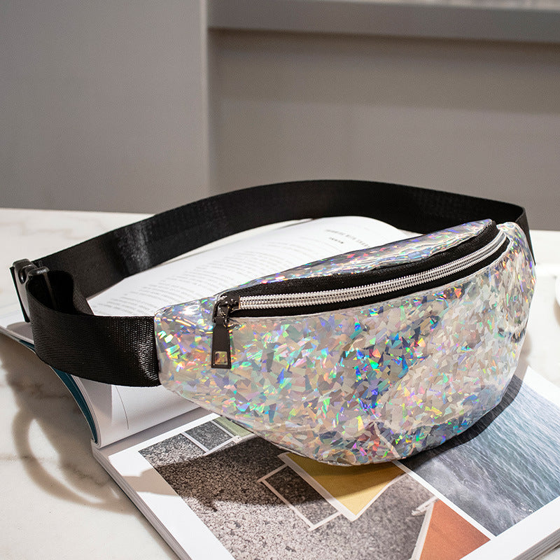 Women's laser crossbody bag