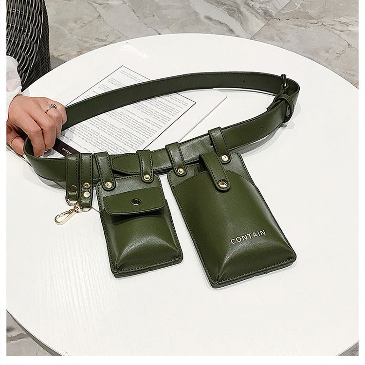 Fashionable belt mobile phone bag