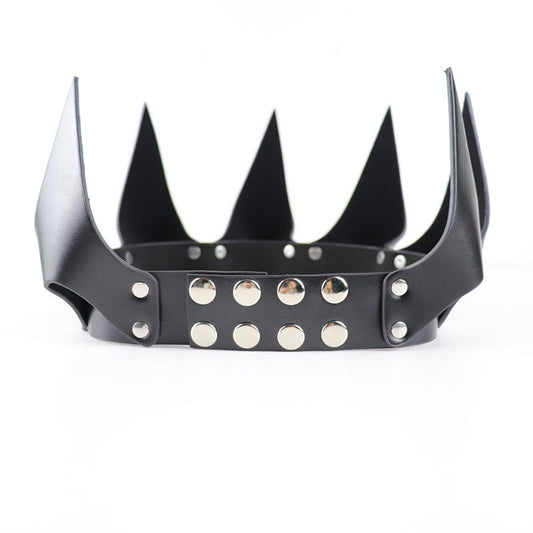 Creative Leather Crown Decoration Party Headgear