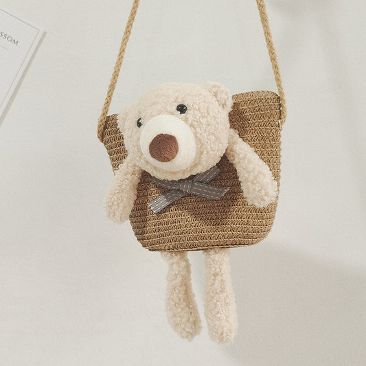 Mini Cute Bear Decorative Bag Diagonal Cross