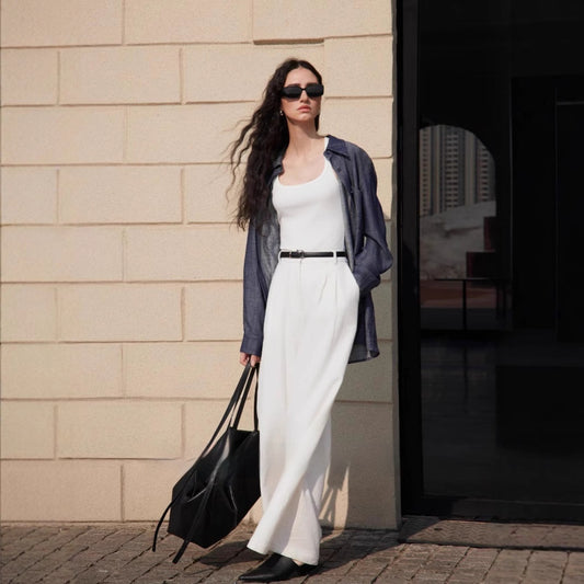 Spring Inner Knitted Vest Upright Version Waist-controlled Top