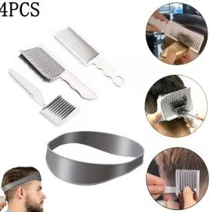 Men's Trim Hair Salon Long Handle Hairdressing Household Caliper Comb