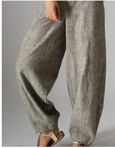 Women's Solid Color High Waist Wide Leg Pants Women's Casual Trousers