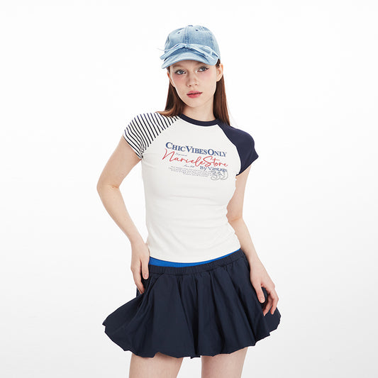 Letter Short-sleeved T-shirt Women's Top