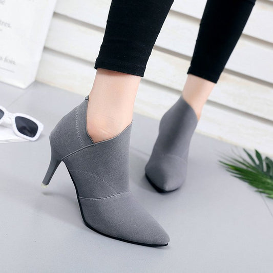 New pointed high heel boots