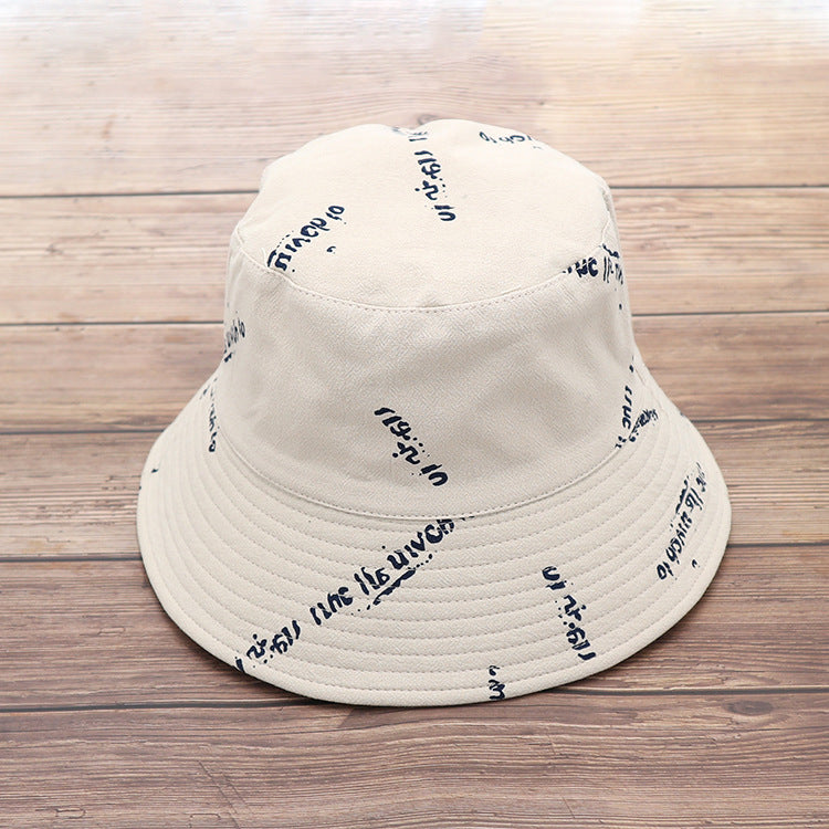 Women's Double Sided Printing Fisherman Hat Big Brim Fashion