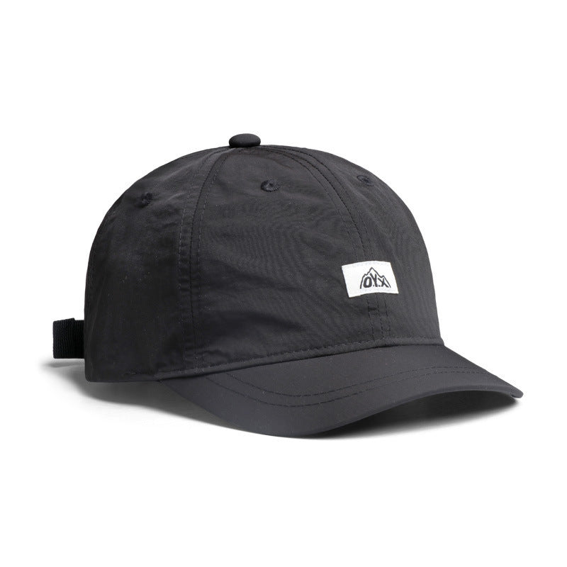 Simple Versatile American Retro Short-brim Cap