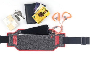 Ultra-thin outdoor sports belt bag