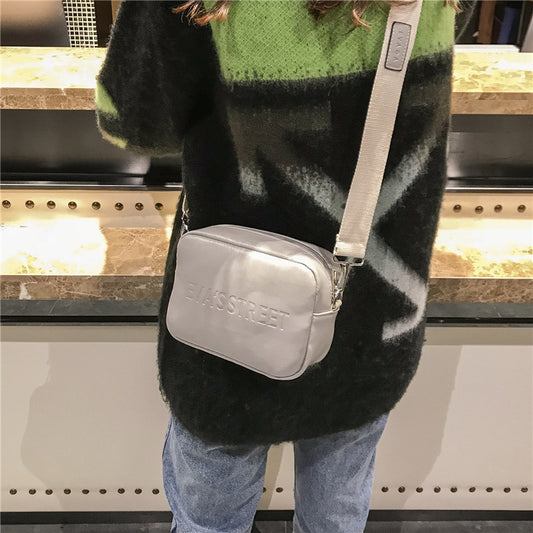 Wide Shoulder Strap Female Bag Harajuku Style Messenger Bag Simple