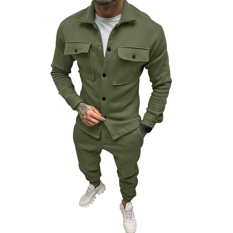 Men's Suits Spring And Autumn Two Piece Set