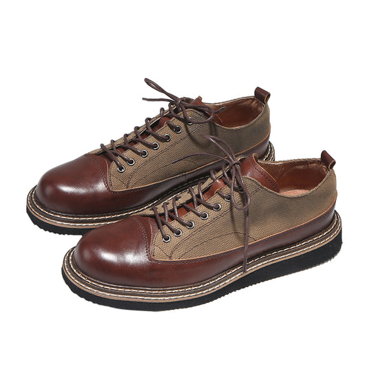 Casual Leather British Style Retro All-match Small Leather Shoes