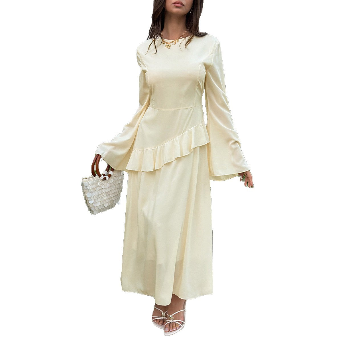 Womens Stylish Casual And Elegant Patchwork Dress