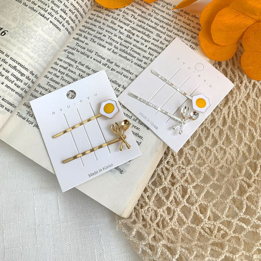 Japanese side clip bangs clip hair ornament