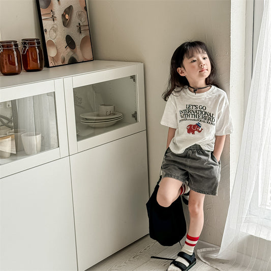 Pige Sommer Denim Jeans Drenge Shorts