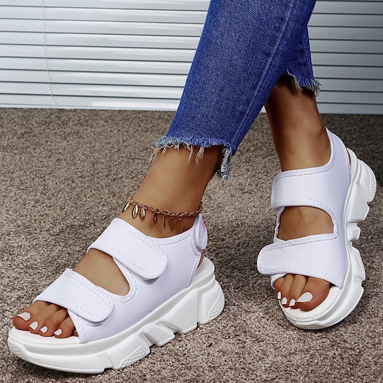 Velcro Casual Fish Mouth Sandals