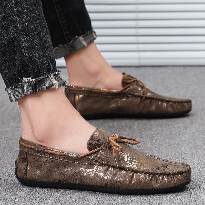 New men's casual leather shoes