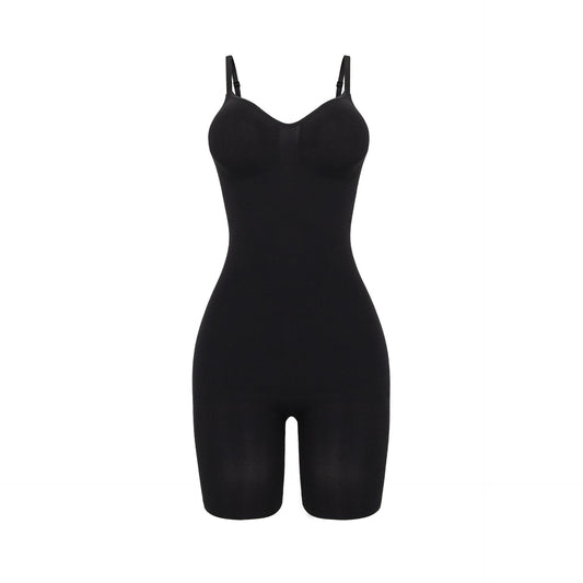 Seamless Sports Man Fat Burning Corset Waist Adjustable Shoulder Strap Body-shaping Corsets