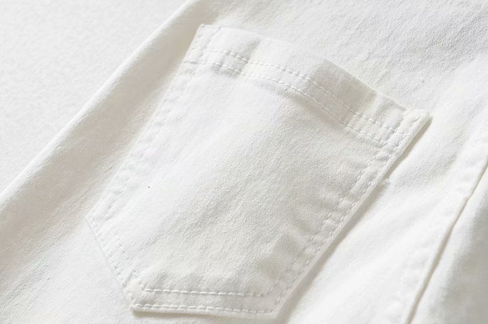 Black and White Slim High-Waist Stretch Five-Point Pants