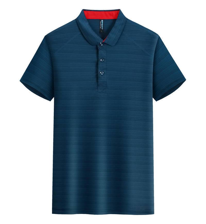 Crystal Silk Lapel Quick-drying Polo Shirt Outdoor Sports