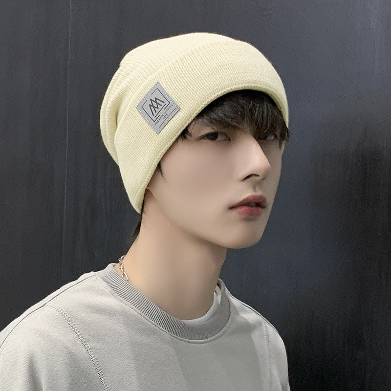 Men's Fashion Windproof Warm Woolen Knitted Hat