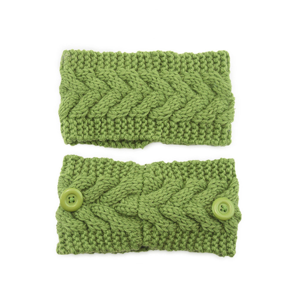 Knitted twist headband